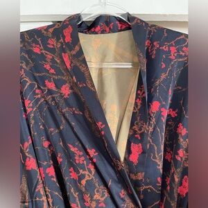 Kim + Ono Short Satin Robe